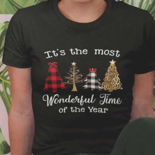 Christmas Tree It’S The Most Wonderful Time Of The Year Christmas T-shirt