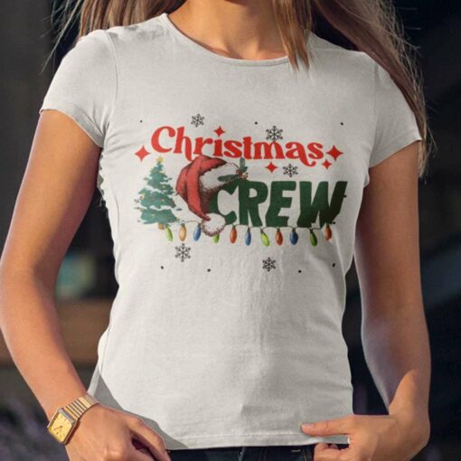 Christmas Tree Light Xmas Crew T-shirt