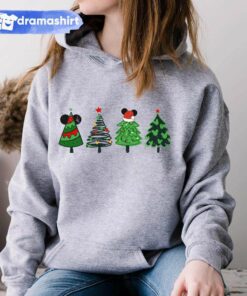 Christmas Tree Mickey Head Hoodie Disney