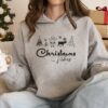 Christmas Vibes Cute Tree Reinddeer Sweatshirt Unique Xmas Gift