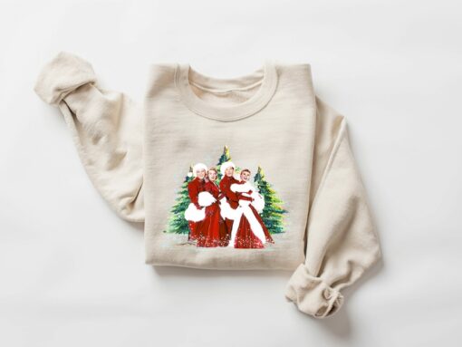 Christmas White Christmas Sweatshirt Retro 80s Song