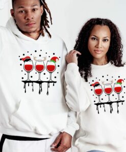 Christmas Wine Christmas Party Sweatshirt