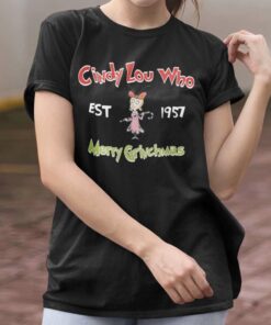 Cindy Lou Who Est 1957 Merry Grinchmas T-shirt