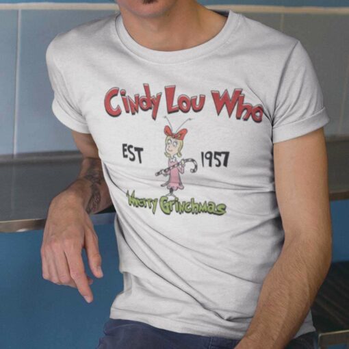 Cindy Lou Who Merry Grinchmas T-shirt The Grinch