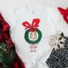 Cindy Lou Who Wreath Christmas T-Shirt Dr Seuss