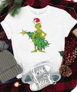 Classic The Grinch Naughty Christmas Tree T-Shirt