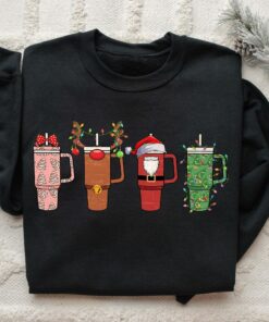 Coffee Lover Gift Worker Winter Christmas Snowman Latte Coffee Christmas Sweatshirt
