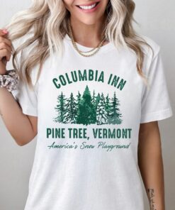 Columbia Inn Pine Tree Vermont White Christmas Movie Sweatshirt