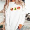 Cookie Season Snowman Reindeer Vintage Holiday Sweatshirt Cute Unique Christmas Gift