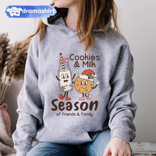 Cookies and Milk Season Christmas Hoodie