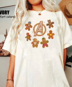 Cool Avengers Gingerbread Comfort Colors Sweatshirt Lovely Unique Xmas Gift