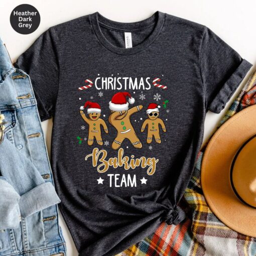 Cool Christmas Baking Team Gingerbread Cookie Sweatshirt Funny Unique Xmas Gift