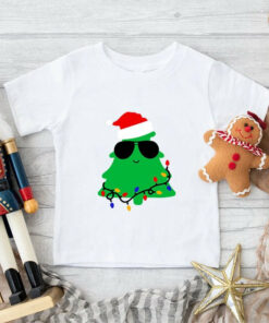 Cool Tree With Black Glass Kids Christmas Sweatshirt Lovely Unique Xmas Gift