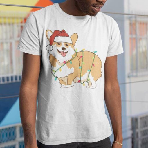 Corgi Christmas Light T-Shirt