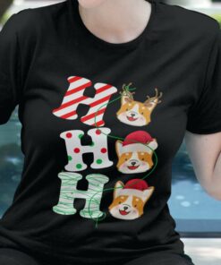Corgi Ho Ho Ho Christmas T-shirt