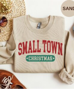 Country Small Town Christmas Winter Holiday Sweatshirt Lovely Unique Xmas Gift