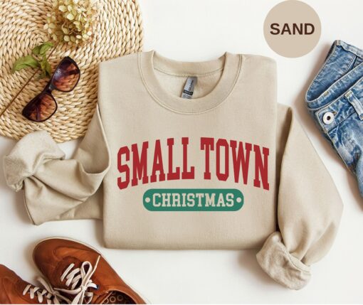 Country Small Town Christmas Winter Holiday Sweatshirt Lovely Unique Xmas Gift