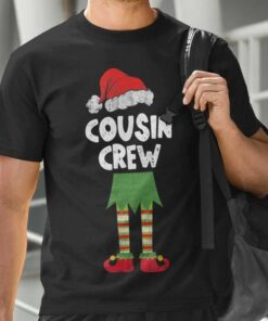 Cousin Crew Elf Matching Group Christmas T-Shirt