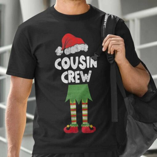 Cousin Crew Elf Matching Group Christmas T-Shirt