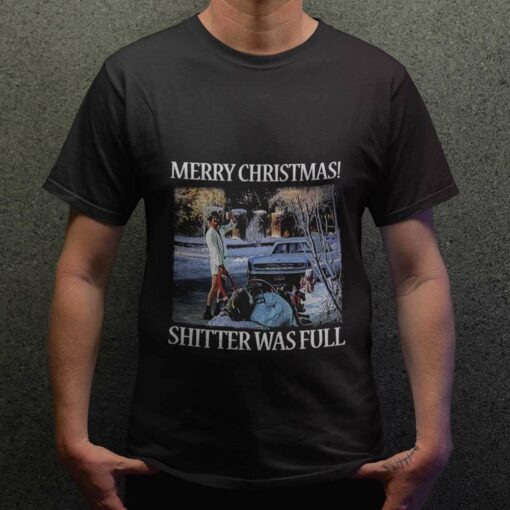 Cousin Eddie Merry Christmas Shitter Wasfull T-shirt National Lampoon’s Christmas