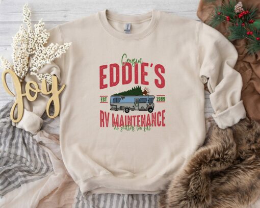 Cousin Eddie’s RV Maintenance Funny Christmas Holiday Sweatshirt Lovely Unique Xmas Gift