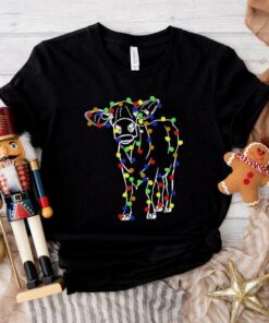 Cow Christmas Lights T-Shirt