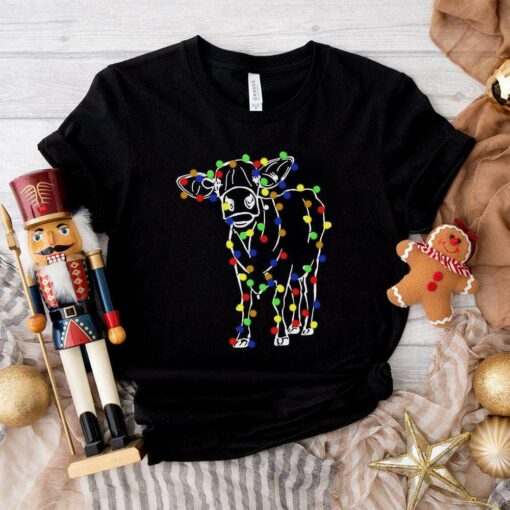 Cow Christmas Lights T-Shirt