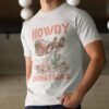 Cowboy Howdy Santa Christmas T-Shirt