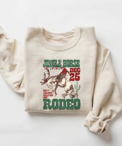 Cowboy Jingle Horse Pick Up Your Feet Christmas Sweatshirt Lovely Unique Xmas Gift