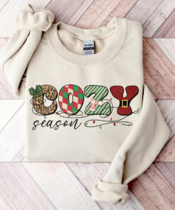 Cozy Season Merry And Bright Sweatshirt Unique Xmas Gift