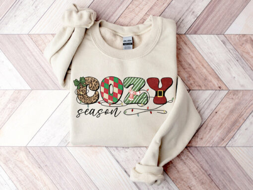 Cozy Season Merry And Bright Sweatshirt Unique Xmas Gift