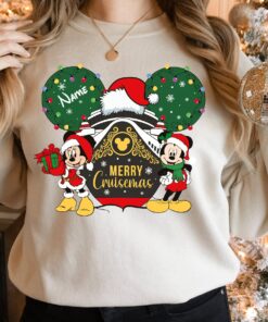 Custom Disneyland Merry Cruisemas Mickey And Minnie Christmas Sweatshirt Lovely Unique Xmas Gift