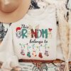 Custom Grandma Shirt With Grandkids Names Christmas Sweatshirt Lovely Unique Xmas Gift