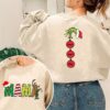 Custom Mama Grinchmas Christmas Kids Names Sweatshirt Lovely Unique Xmas Gift For Family