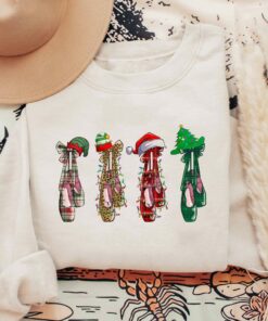 Cute Ballet Dance Christmas Sweatshirt Lovely Unique Xmas Gift