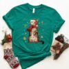 Cute Cat Meowy Santa Hat Christmas Sweatshirt