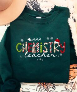 Cute Chemistry Teacher Christmas Sweatshirt Unique Xmas Gift