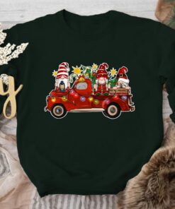 Cute Christmas Gnomes Truck Sweatshirt