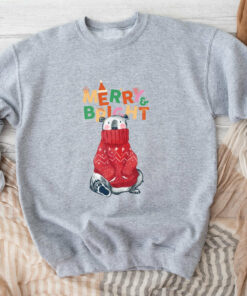 Cute Christmas Polar Bear Lights Sweatshirt Lovely Unique Xmas Gift