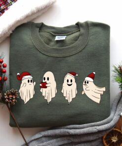 Cute Christmas Spooky Ghost Unique Sweatshirt