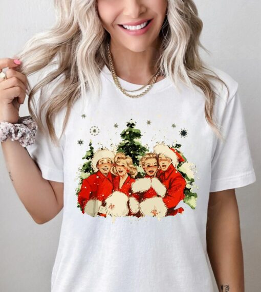 Cute Christmas White Movie 1954 Cozy Sweatshirt