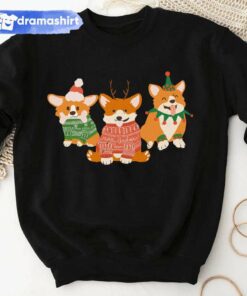 Cute Corgi Dog Christmas Sweatshirt