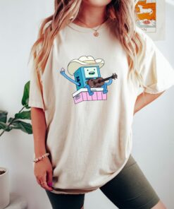 Cute Cowboy YeeHaw BMO Cartoon Sweatshirt Lovely Unique Xmas Gift