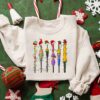 Cute Float Fishing Christmas Sweatshirt Lovely Unique Xmas Gift For Fisherman