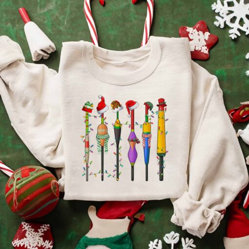 Cute Float Fishing Christmas Sweatshirt Lovely Unique Xmas Gift For Fisherman