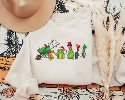 Cute Gardening Plant Lover Christmas Sweatshirt Lovely Unique Xmas Gift