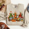 Cute Gnome Pumpkin Sweatshirt Unique Thanksgiving Gift
