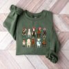 Cute Goat Christmas Barn Animals Christmas Sweatshirt Lovely Unique Xmas Gift