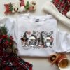 Cute Grey Christmas Afro Gnomies Sweatshirt