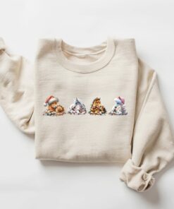 Cute Horse Farm Animals Christmas Sweatshirt Unique Xmas Gift